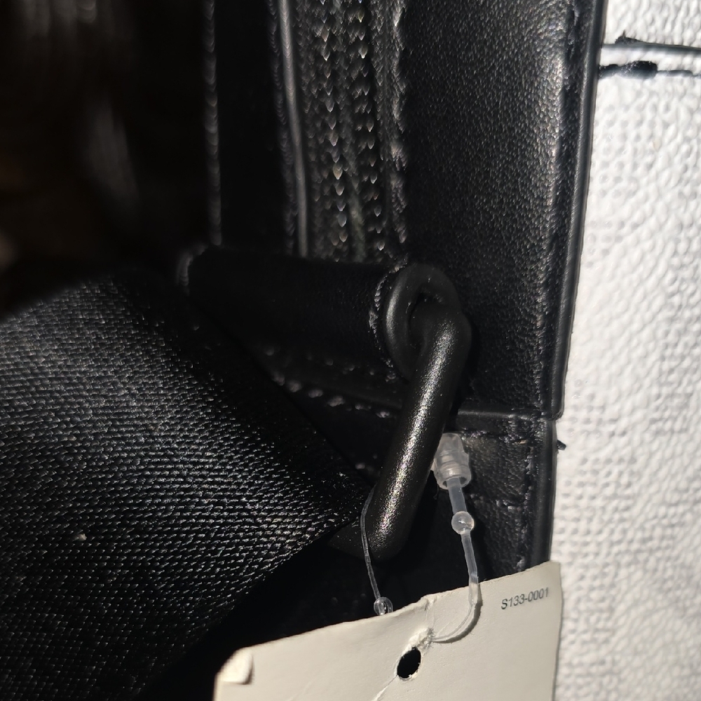 Michael Kors Men’s White and Gray MK Logo Messenger Bag - Picture 12 of 14